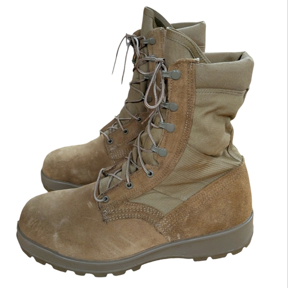 Belleville Other - Belleville Desert Tan Suede Combat Boots Size 12 W